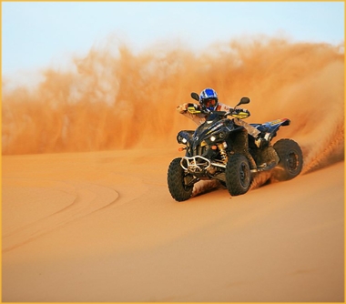 Quad and Buggy in Sahara